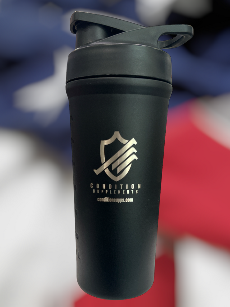 CONDITION SUPPLEMENT 26 oz STEEL SHAKER BOTTLE