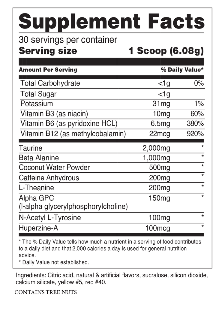 Peach-Mango Energy Drink Supplement